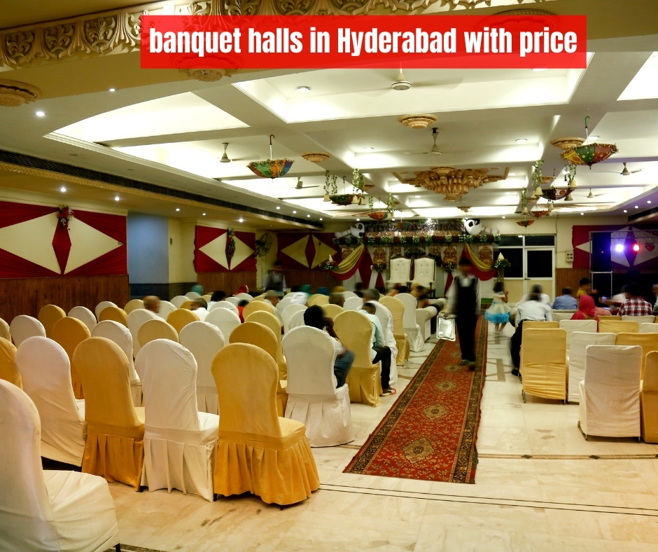 banquet halls in Hyderabad with price